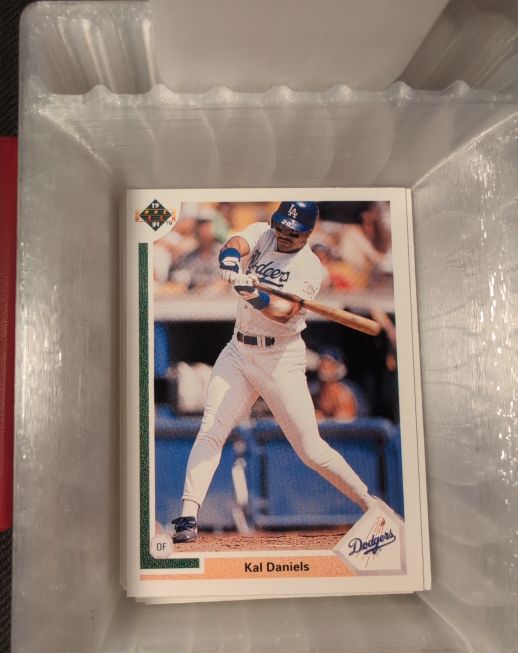 1991 Upper Deck #166 Kal Daniels — front