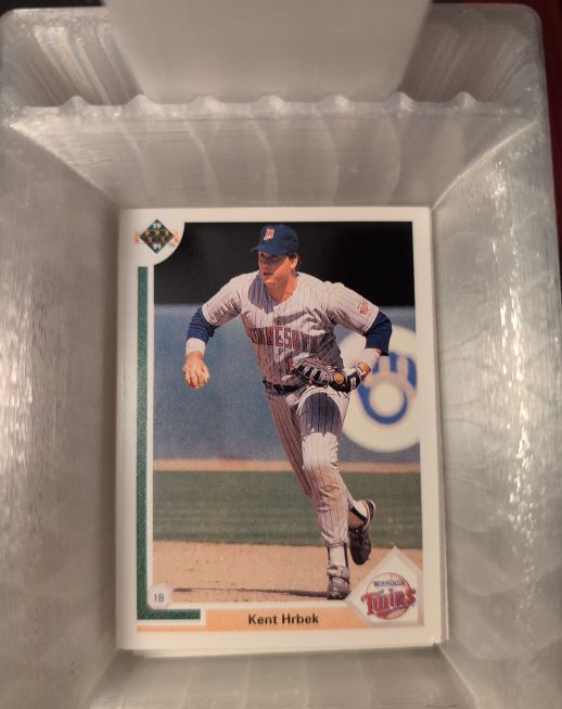 1991 Upper Deck #167 Kent Hrbek — front