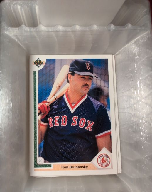 1991 Upper Deck #163 Tom Brunansky — front