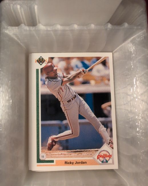 1991 Upper Deck #160 Ricky Jordan — front