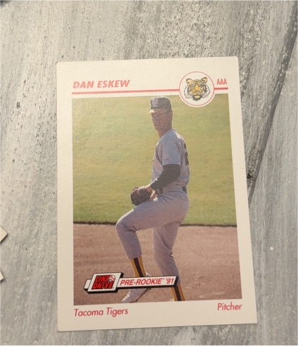 1991 Line Drive AAA #532 Dan Eskew Tacoma Tigers — front
