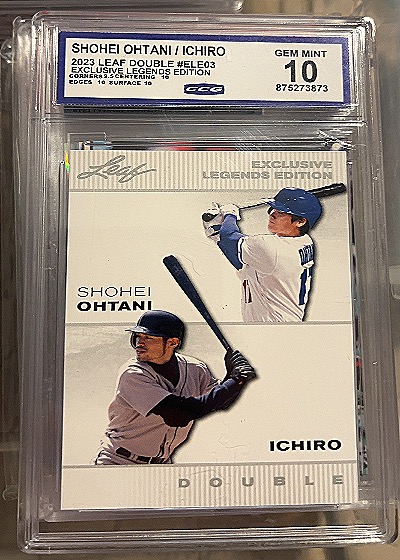 2023 Leaf Exclusive Legends Edition #ELE-03 Shohei Ohtani / Ichiro — front
