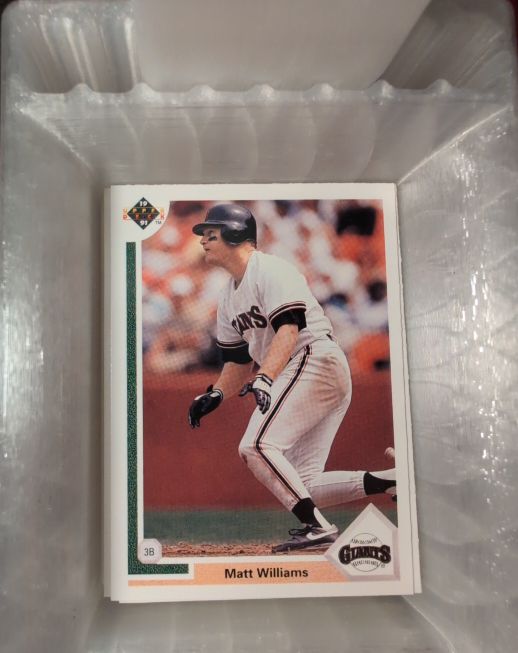 1991 Upper Deck #157 Matt Williams — front