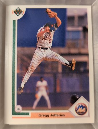 1991 Upper Deck #156 Gregg Jefferies — front