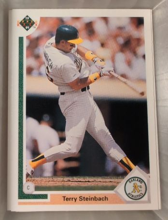 1991 Upper Deck #153 Terry Steinbach — front