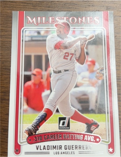 2025 Donruss Milestones #9 Vladimir Guerrero — front