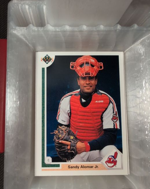 1991 Upper Deck #144 Sandy Alomar Jr. — front