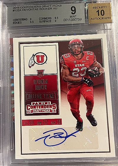 2016 Panini Contenders Draft Picks #122A Devontae Booker — front