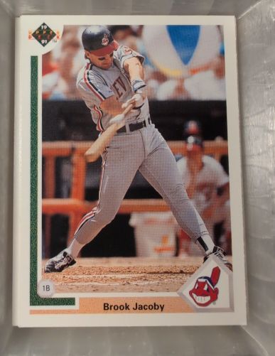 1991 Upper Deck #137 Brook Jacoby — front