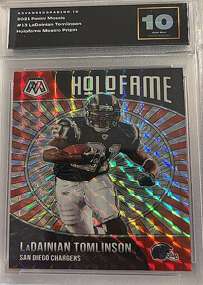 2021 Panini Mosaic #13 LaDainian Tomlinson — front