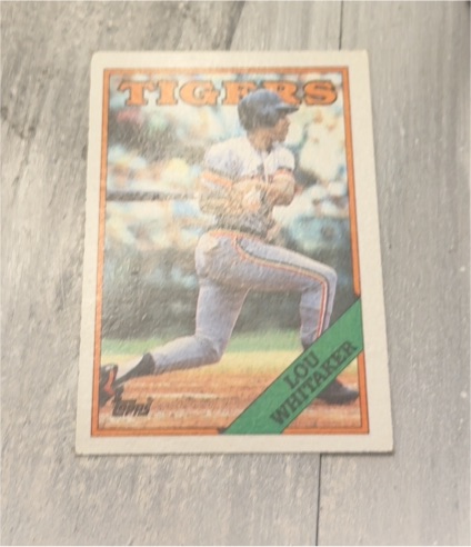 1988 Topps #770 Lou Whitaker — front