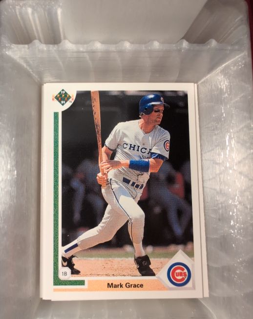 1991 Upper Deck #134 Mark Grace — front