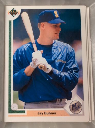 1991 Upper Deck #128 Jay Buhner — front