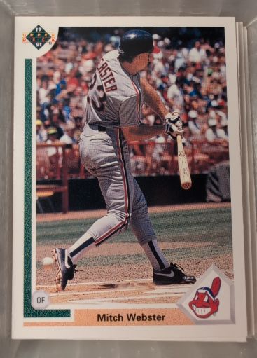 1991 Upper Deck #120 Mitch Webster — front