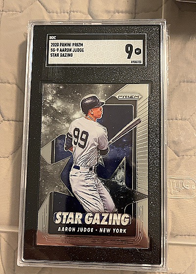 2020 Panini Prizm #SG-9 Aaron Judge Star Gazing — front