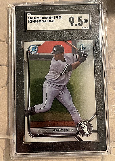 2022 Bowman Chrome Prospects #BCP-152 Oscar Colas — front