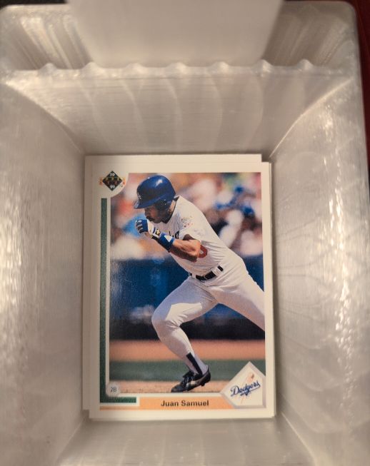 1991 Upper Deck #117 Juan Samuel — front