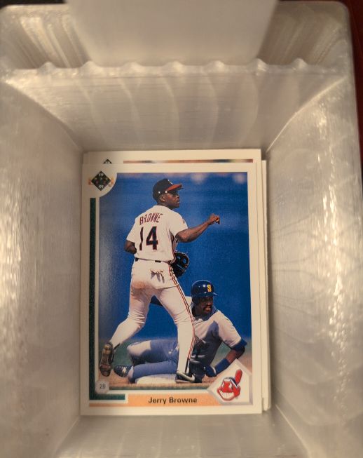 1991 Upper Deck #116 Jerry Browne — front