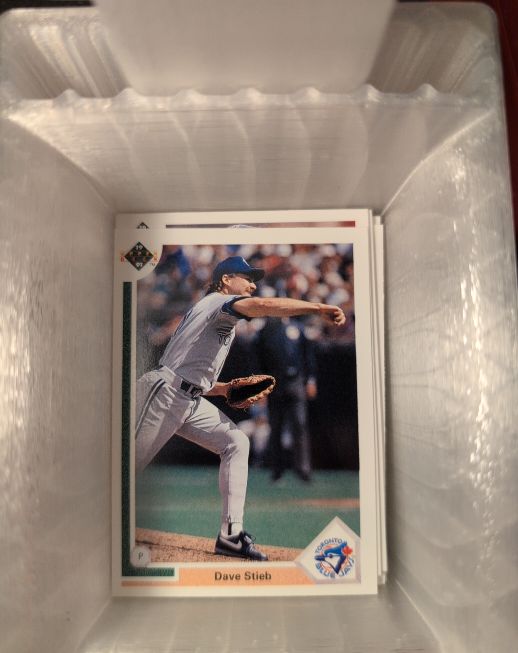 1991 Upper Deck #1 Dave Stieb — front