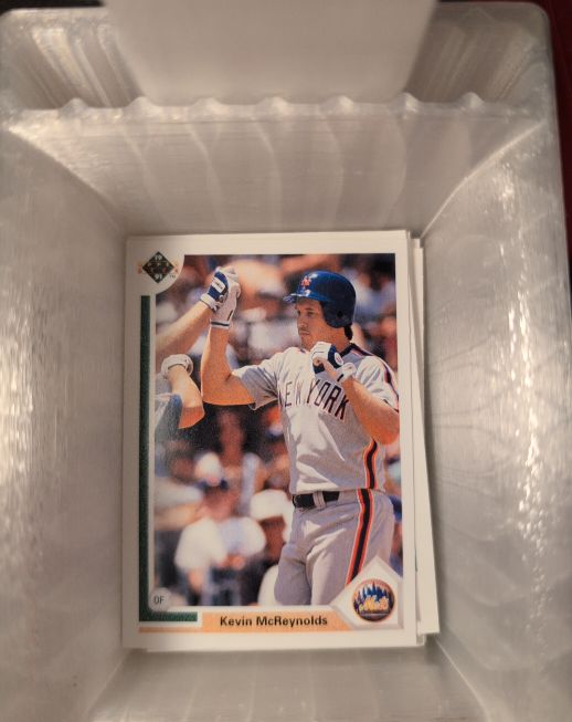 1991 Upper Deck #179 Kevin McReynolds — front