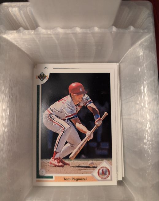 1991 Upper Deck #91 Tom Pagnozzi — front