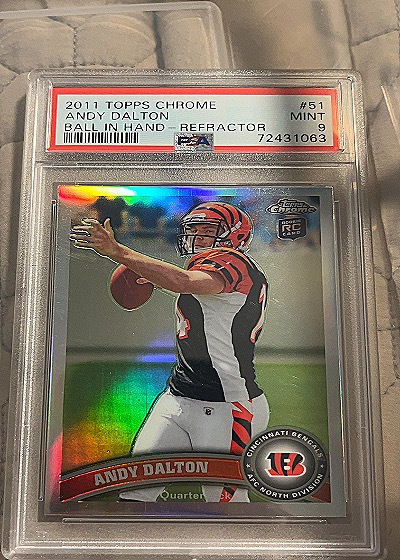 2011 Topps Chrome #51 Andy Dalton — front