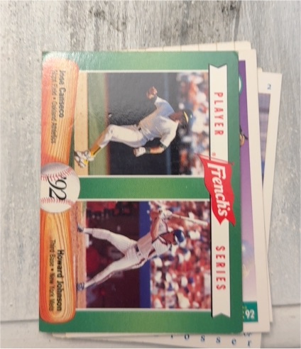 1992 French's Player Series #10 Will Clark / Matt Williams — front