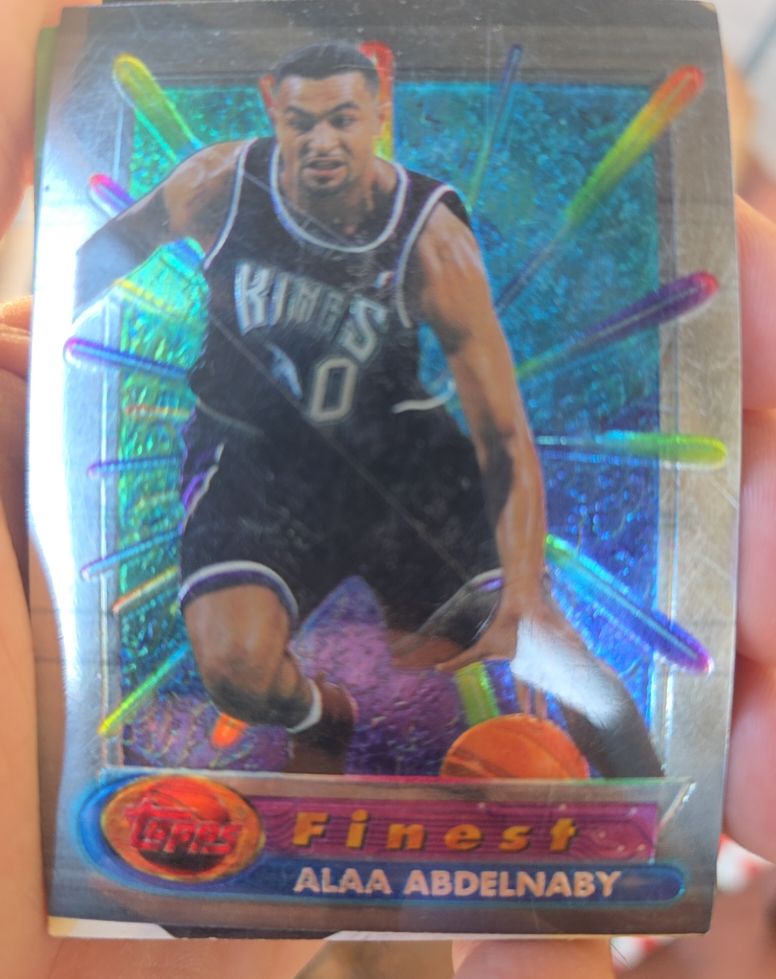 1994 Topps Finest #197 Alaa Abdelnaby — front
