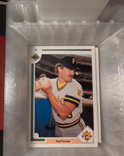 1991 Upper Deck #450b Ted Power — front