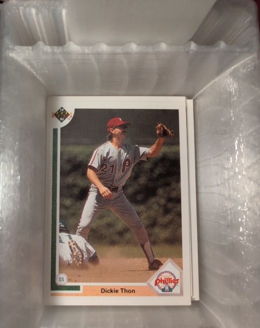 1991 Upper Deck #21 Dickie Thon — front