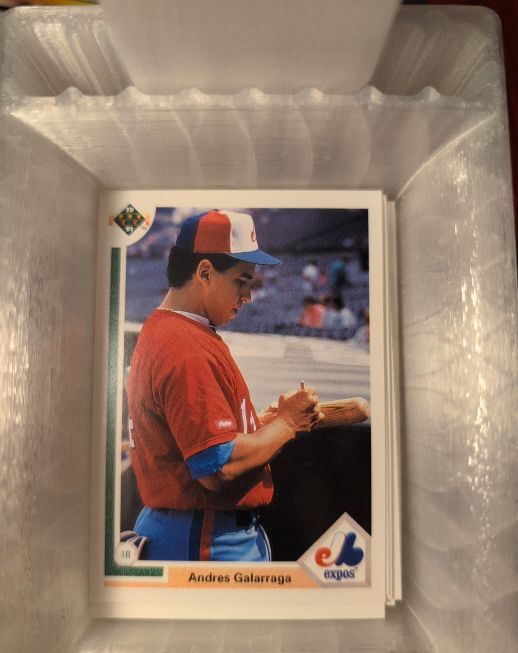 1991 Upper Deck #456 Andres Galarraga — front