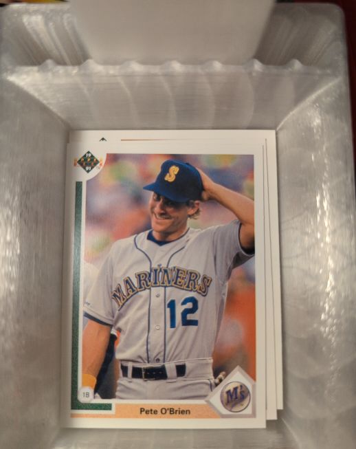 1991 Upper Deck #459 Pete O'Brien — front