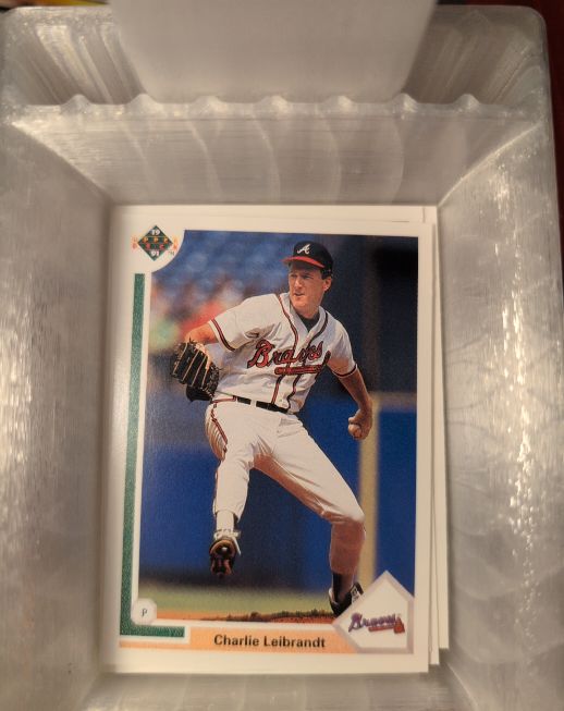 1991 Upper Deck #460 Charlie Leibrandt — front