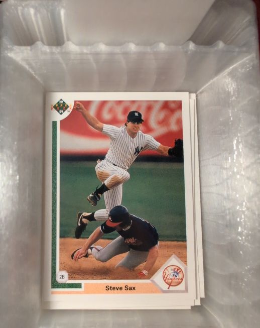 1991 Upper Deck #462 Steve Sax — front