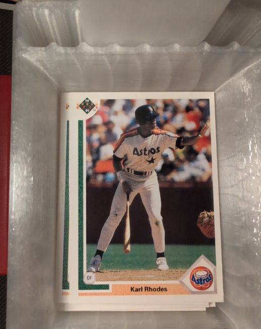 1991 Upper Deck #466 Karl Rhodes — front