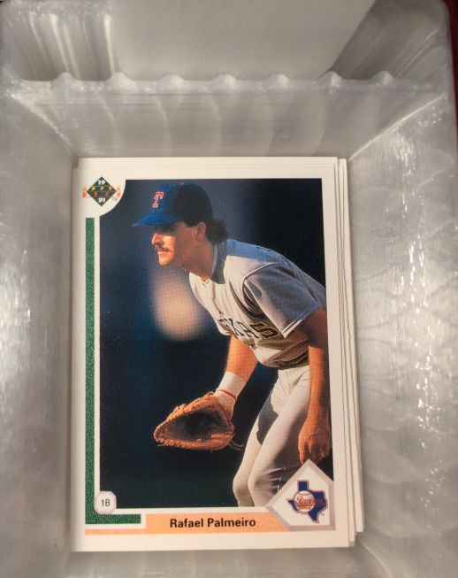 1991 Upper Deck #474 Rafael Palmeiro — front