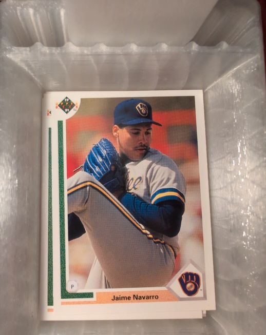 1991 Upper Deck #224 Jaime Navarro — front