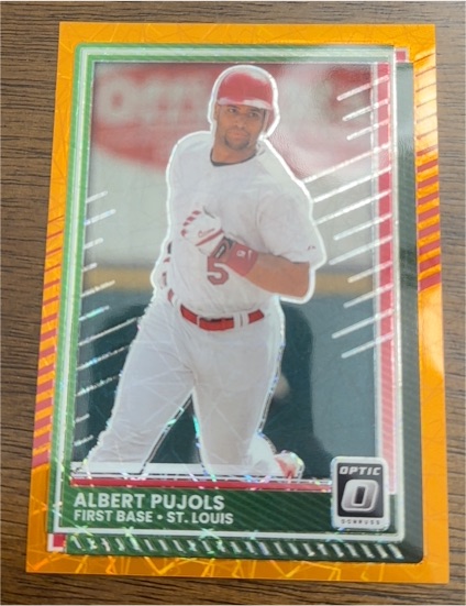 2025 Panini Donruss Optic #6 Albert Pujols — front