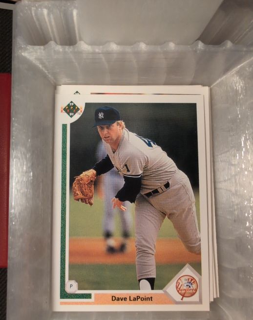 1991 Upper Deck #222 Dave LaPoint — front