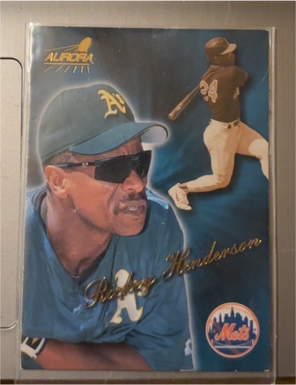 1999 Pacific Aurora #119 Rickey Henderson — front