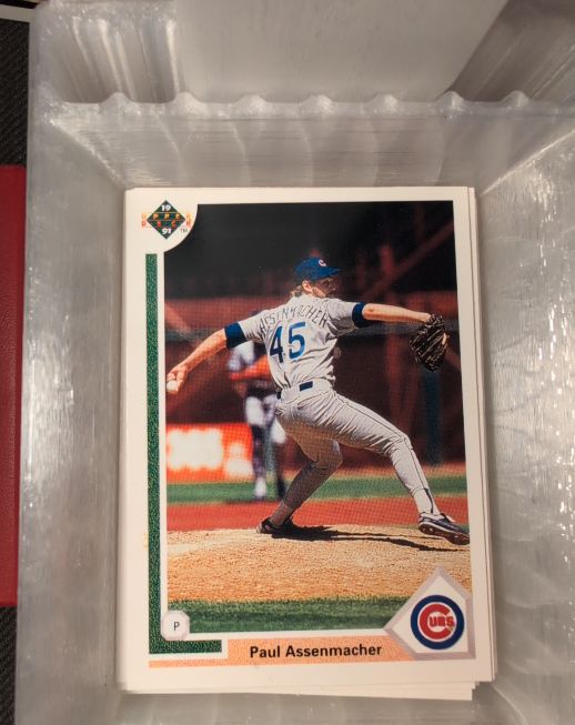 1991 Upper Deck #491 Paul Assenmacher — front