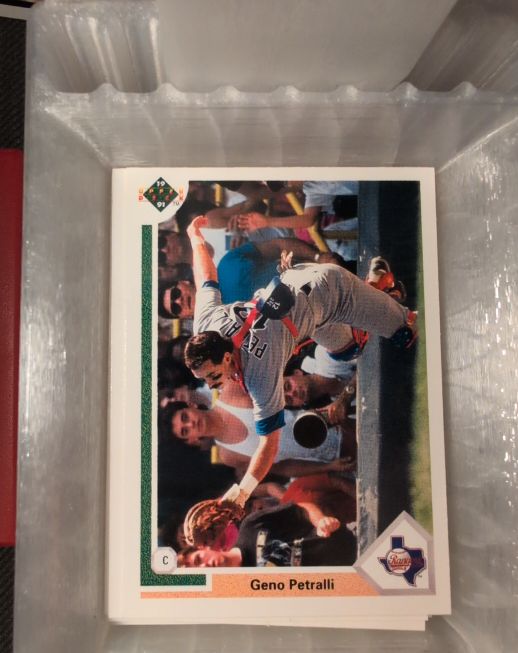 1991 Upper Deck #492 Geno Petralli — front