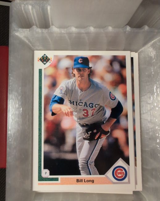 1991 Upper Deck #495 Bill Long — front