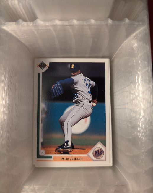 1991 Upper Deck #496 Mike Jackson — front