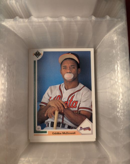 1991 Upper Deck #497 Oddibe McDowell — front