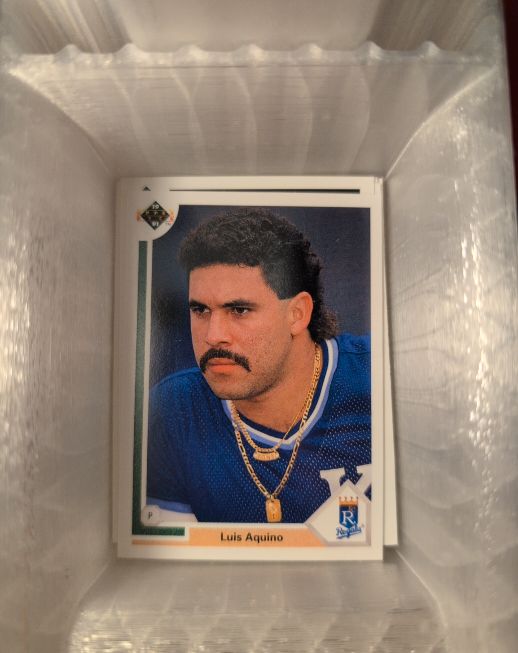 1991 Upper Deck #504 Luis Aquino — front