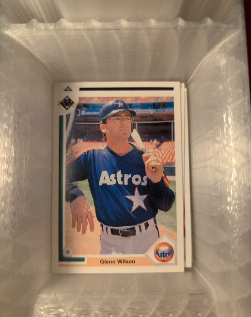 1991 Upper Deck #515 Glenn Wilson — front