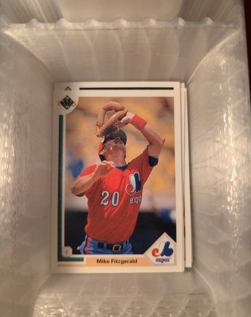 1991 Upper Deck #516 Mike Fitzgerald — front