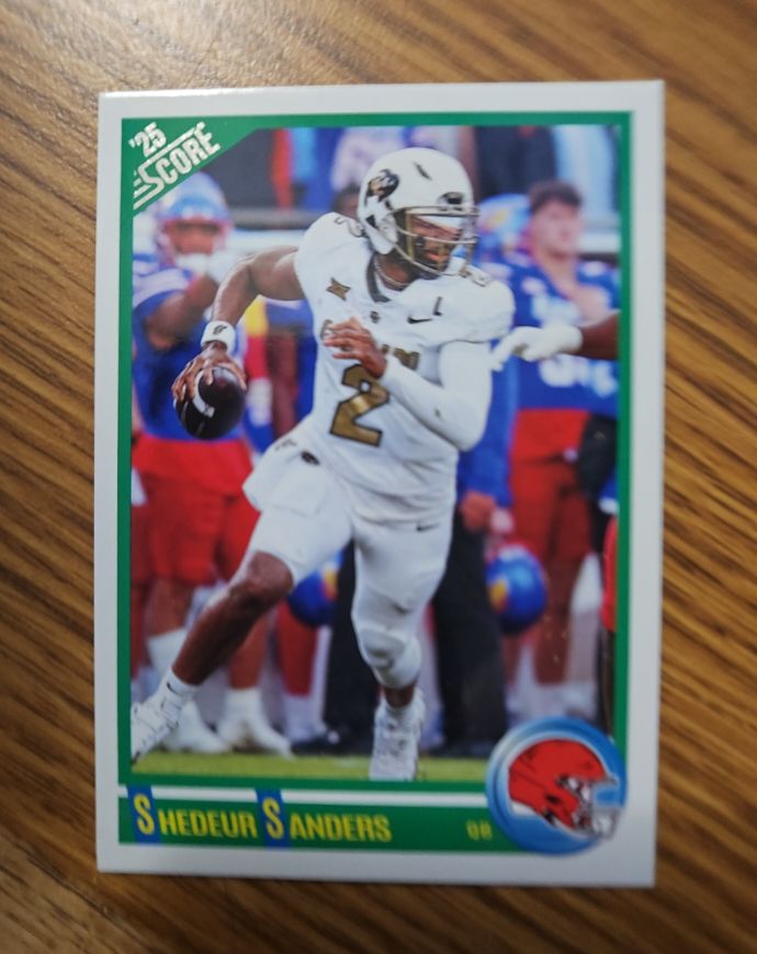 2025 Panini Score #2 Shedeur Sanders — front