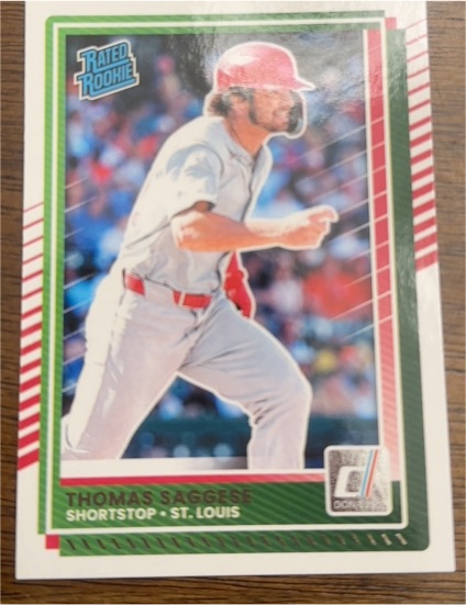 2025 Donruss #30 Thomas Saggese — front